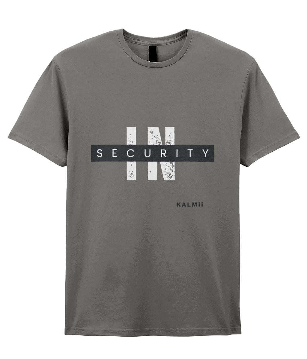 'InSECURITY' Tee in Grey by KALMii