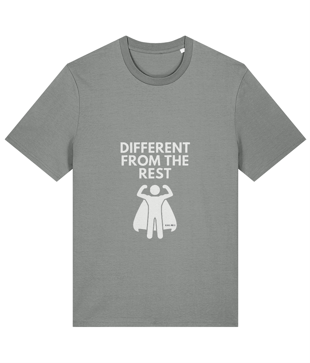 light grey 'different from the rest' tee by KALMii