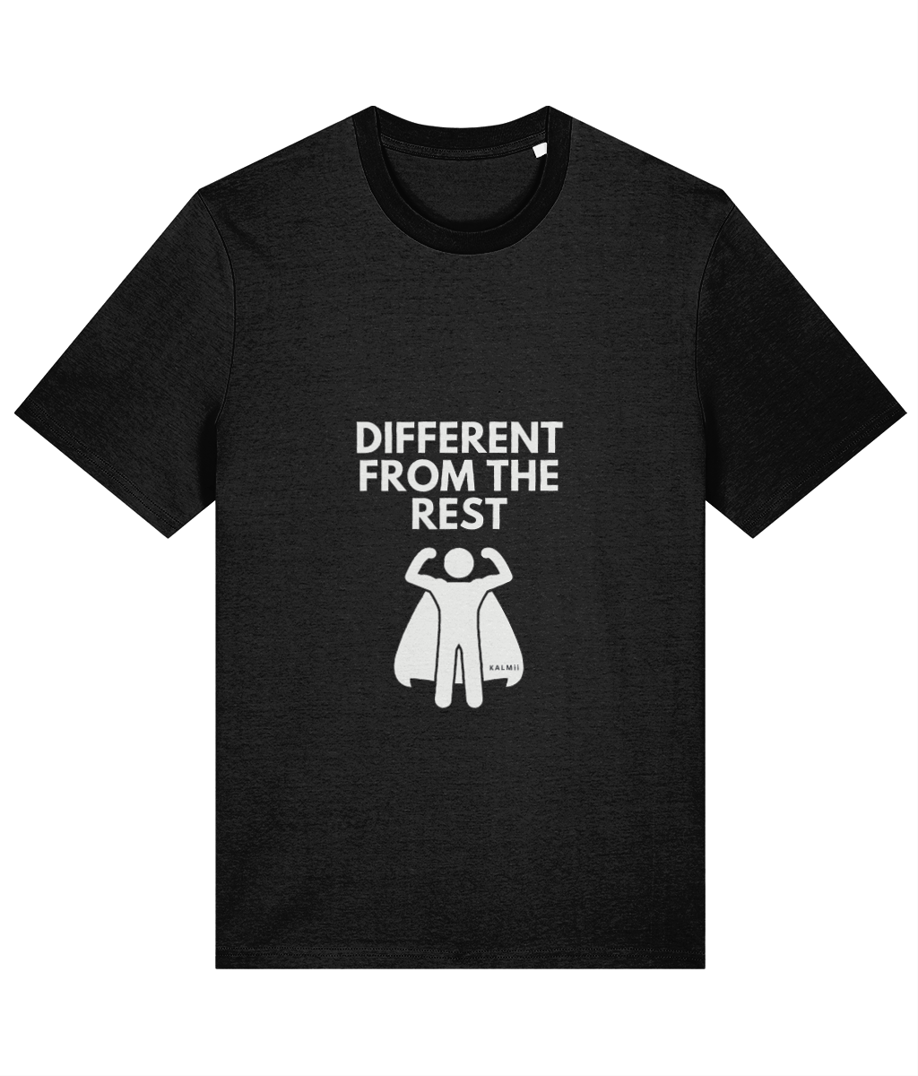 dark 'different from the rest' tee by KALMii